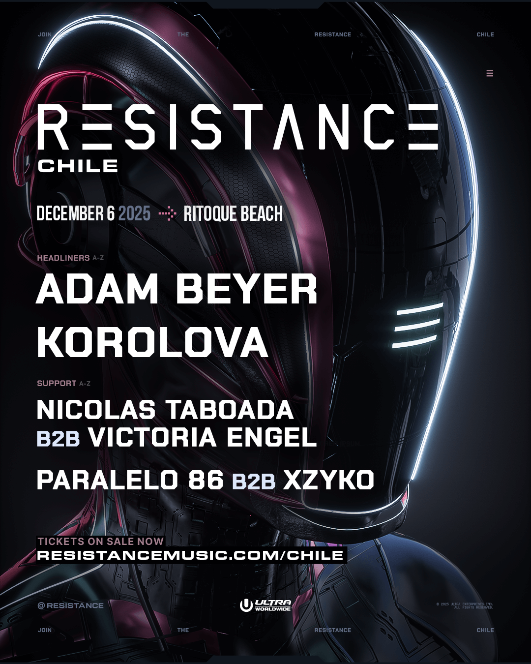 RESISTANCE Chile — Diciembre 6 2025, Ritoque Beach